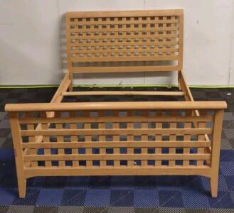 Queen Size Wooden Bed Frame Set