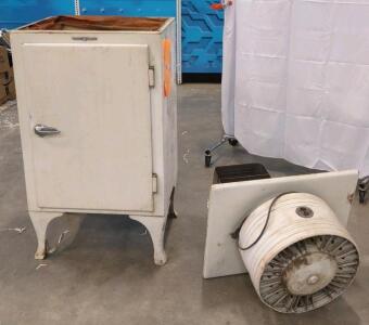 1930s GE Top Compressor Enamel Refrigerator