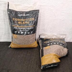 (2) 20-Pound Bags Of Camp Chef Competition Blend Premium Hardwood Smoker Pellets