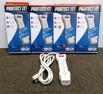 (4) Tripp-Lite Outlet Strips