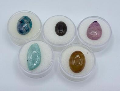 (5) Gemstone Specimens