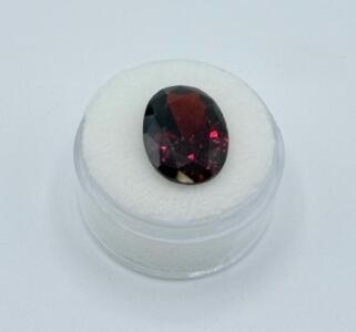 (1) 11.15ct. Pigeon Blood Red Ruby vvs Faceted Diamond Cut Gemstone