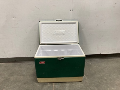 Old School Coleman Ice Chest