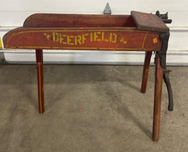 (1) Antique Tobacco Cutter, Specifically A Plug Tobacco Cutter