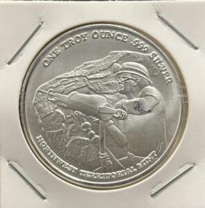 Pan American Silver Corp 1 Troy Oz .999 Silver Bullion Coin, Northwest Territorial Mint
