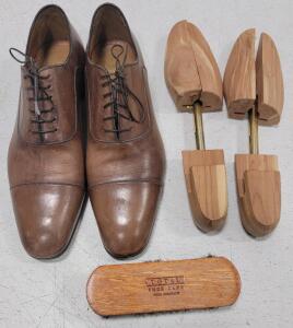 Christian Louboutin Men's Brown Leather Shoes