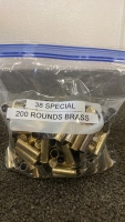 (200) Brass Casings a Of 38 Special