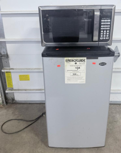 (1) Hamilton Beach Microwave & (1) Sanyo Mini Fridge