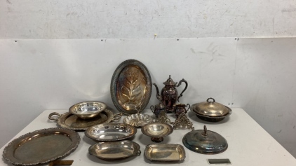 Silver Toned Serve Ware