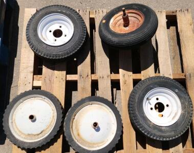Utility Equipment Wheels & Tires, 4.80/4.00-8, Steel Rim, (Set Of 5)