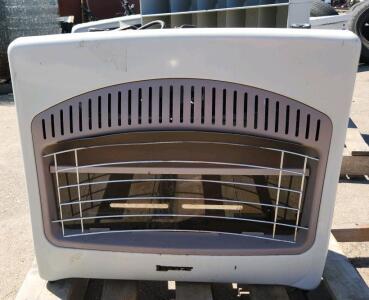 Legacy Gas Wall Heater, 20,000-30,000 BTU, White, Vent-Free