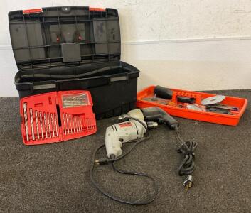 Black And Decker Toolbox With Tools