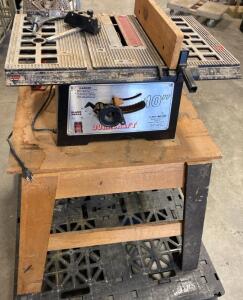 DuraCraft 10&rdquo; Bench Table Saw