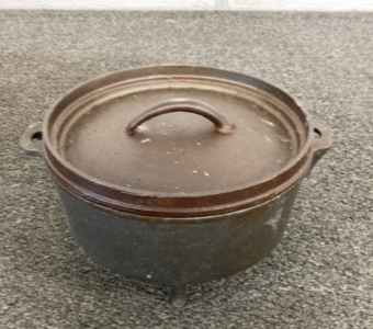 Cast Iron Pot W/Lid