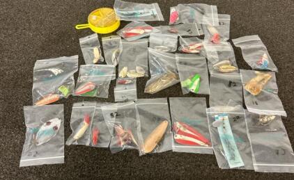 Various Spinners And Lures Perfect For Your Fishing Trip!!