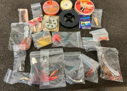 Fishing Line And Various Lures