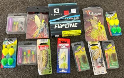 Panfish Popper Assortment, Rooster Tail, Slotted Floats, And More!!