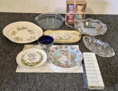 Beautiful Kitchen Decor Wall Plates Serving Dishes, Candy Dishes, Mirror Place Mat(2)