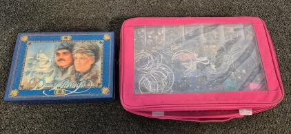Hamilton Gifts "The Heirloom Tradition" Doctor Zhivago Music Box, Box Of Miscellaneous Costume Jewelry