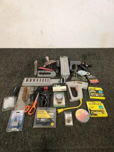 Staple guns and staples also including other varies tools