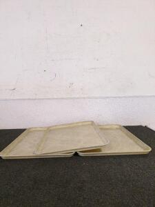 3 Camtray Cambro trays 2ft 2in by 1ft 6in