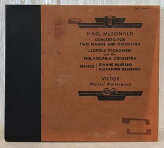 Vintage Victor Records Harl McDonald Vinyl Records