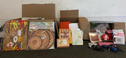 Party/Birthday Decor And Stationary Plus Hot Glue And Stamp Craft Supplies