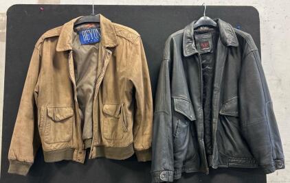Lakeland Faus Leather Jacket Size 46 And Vintage Bomber Jacket Brand Is Beyond Leather Size XL