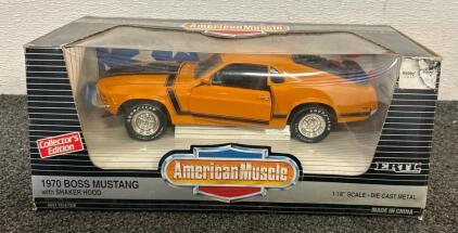 Ertl American Muscle Diecast Model Of 1970 Boss Mustang