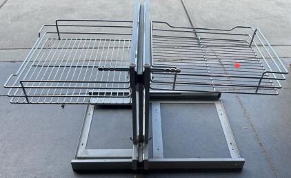 Kitchen Pull Out Cabinet with Moveable Shelves H 1&rsquo; 9&rdquo; W 2&rsquo; 3&rdquo; L 1&rsquo; 8&rdquo;