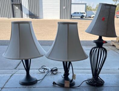 3 Beautiful Lamps