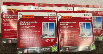 (5) Windows Installation Shrink Kit Extra Strength 42&rdquo;x62&rdquo;