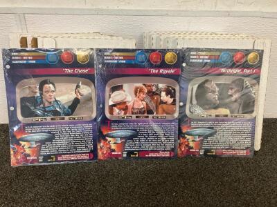 (9) Boxes Of Star Trek Episode 3 Ring Memorabilia Cards