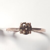 $2615 10K Diamond (0.5Ct,Si1,Brown) Ring