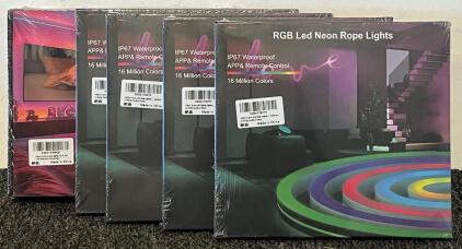 5 Boxes Of LED Rope Lights
