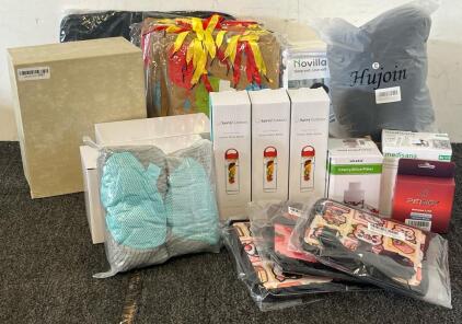 Home Goods Including Queen Mattress Protector, Bird Feeders, Universal Car Mats, Women&rsquo;s Boots (8.5) & More