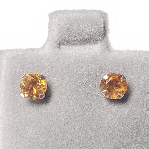 $200 14K Citrine(0.6ct) Earrings