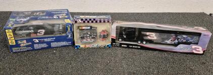 Dale Earnhardt Collection (2000 Monte Carlo, 1:64 Trailer Rig, 2001 Christmas Oornament)