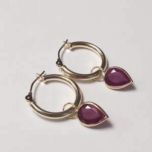 $2000 14K Ruby(3.1ct) Earrings