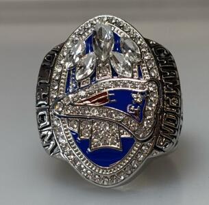 2016 New England Patriots Super Bowl World Champions Diamond Ring Size 11