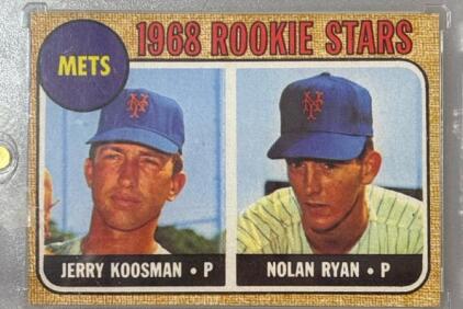 1968 Rookie Stars Jerry Koosman And Nolan Ryan Mets Sport Card