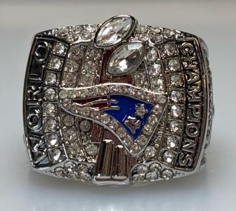 2003 New England Patriots Super Bowl World Champions Diamond Ring Size 11