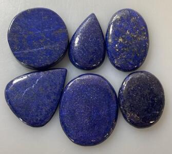 (6)Lapis Lazuli Cabochon GemStones