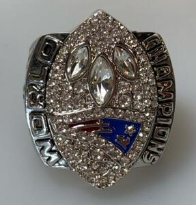 2004 New England Patriots Super Bowl World Champions Diamond Ring Size 11
