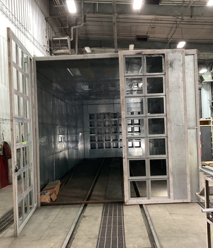 45ft Train Powder Coating Booth