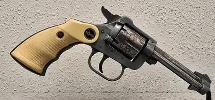 R&ouml;hm RG 12 Revolver, .22 LR Caliber, Serial 68920, German Made