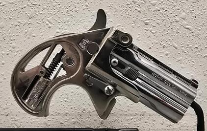 Cobra CB9 Derringer Pistol, 9mm, Chrome Finish, Serial CT223336