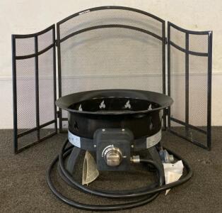 Heininger Propane Portable Fire Pit And Fireplace Door