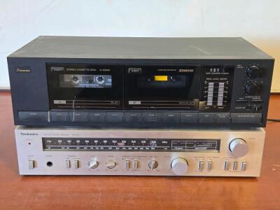 Vintage Sansui D-1000W Dual Stereo Cassette Deck & Vintage Technics SA-106 AM/FM Stereo Tuner Receiver / +$200 Combined Value!