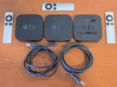 (3) Apple TV (2nd Gen) w/ Wireless Remote / +$75 Value! [TV NOT INCLUDED]